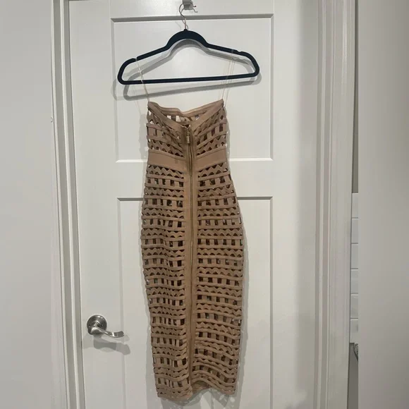 House of CB Demelza Bandage Cut Out Dress - Picture 5 of 9